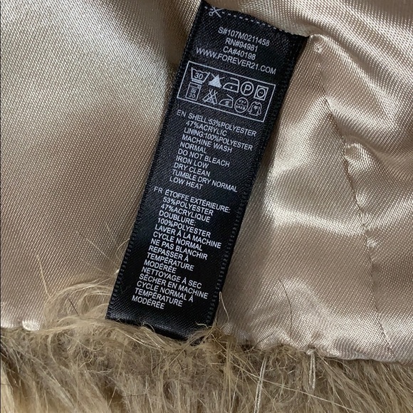 Forever 21 Faux Fur Vest - Picture 2 of 5